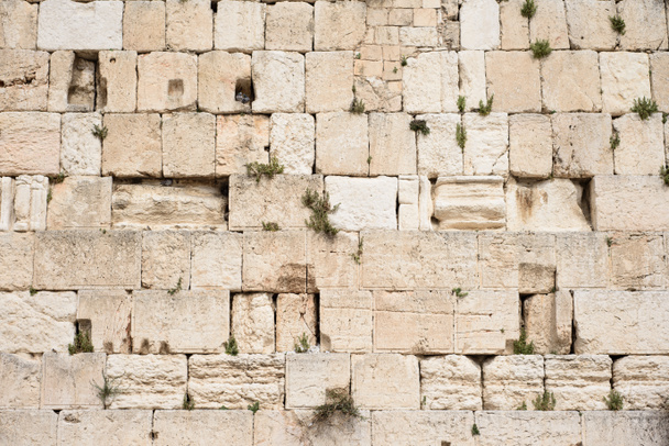 嘆きの壁 (コテル、西壁の) 背景のために便利です。エルサレム、イスラエル. - 写真・画像