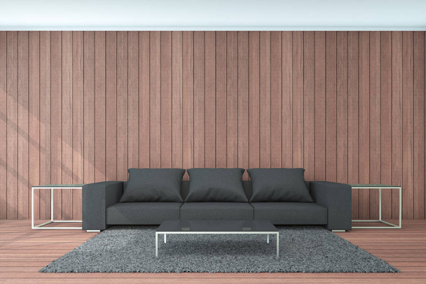 Obývací pokoj pozadí konceptu 3d vykreslování - Fotografie, Obrázek