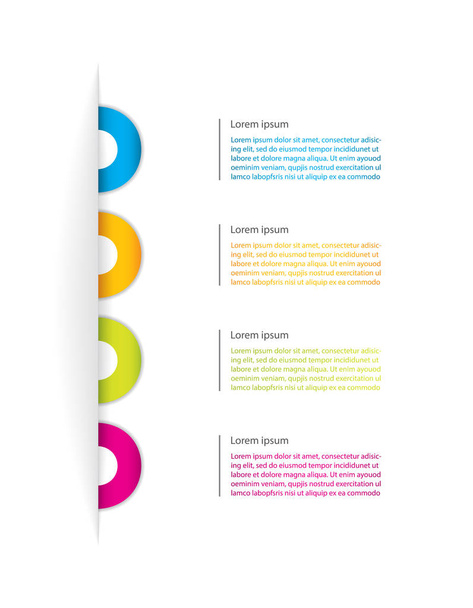 special business flyer design, marketing presentation - Vetor, Imagem