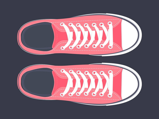 Sport shoes vector illustration - Вектор,изображение