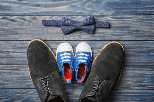 Shoes for father and son  - Fotoğraf, Görsel