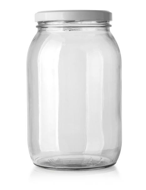 vidrio del frasco aislado
 - Foto, imagen