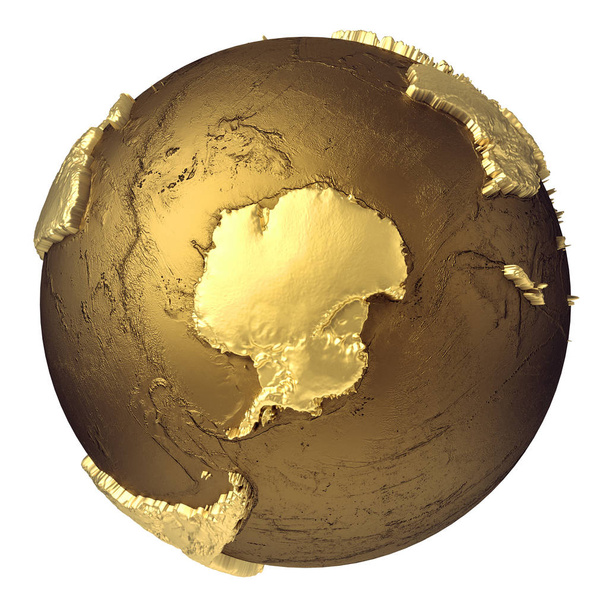 Gouden bol Antarctica - Foto, afbeelding