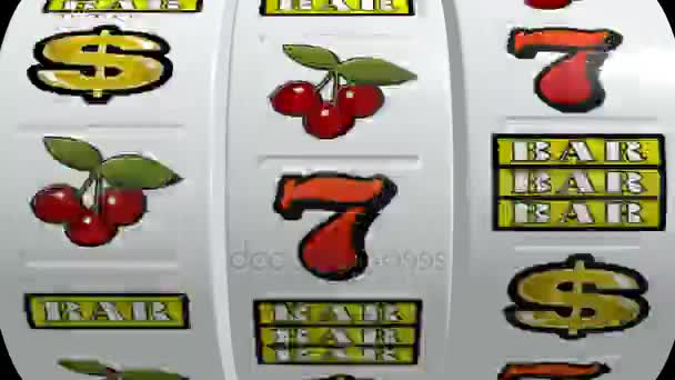 Automat jackpot Vegas pieniądze - Materiał filmowy, wideo