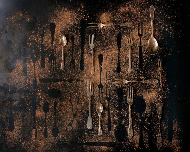 Set of vintage cutlery - Foto, Imagen