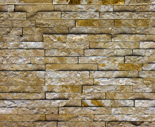 Marble texture decorative brick, wall tiles made of natural stone. Building materials. - Photo, Image