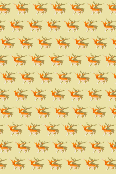 Deer pattern  background - Foto, Imagem