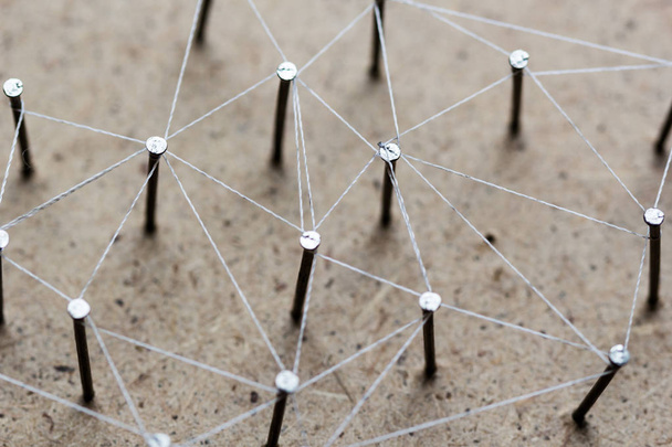 Linking entities network connected. - Fotografie, Obrázek