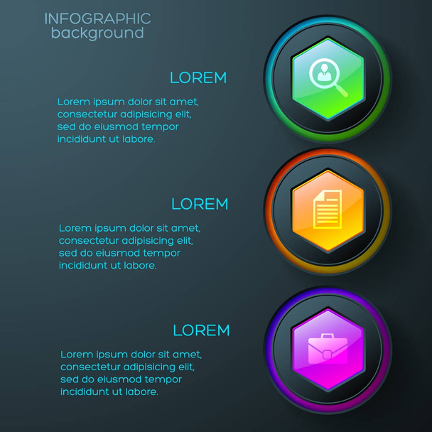 Web Abstract Infographics - Vector, afbeelding