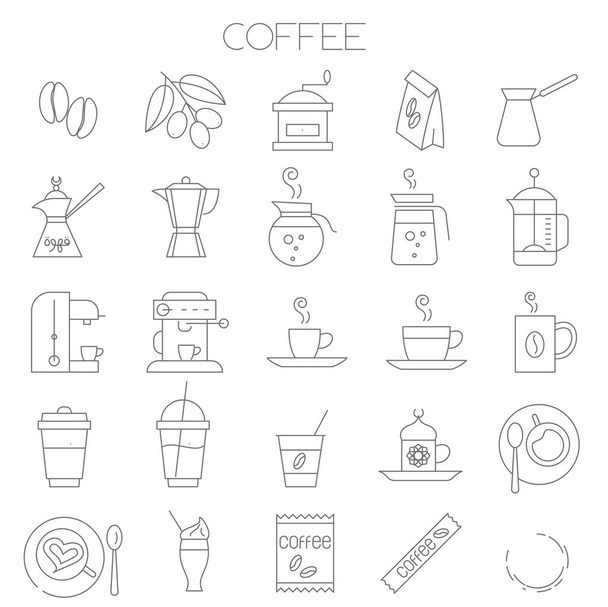 set di icone vettoriali caffè
 - Vettoriali, immagini