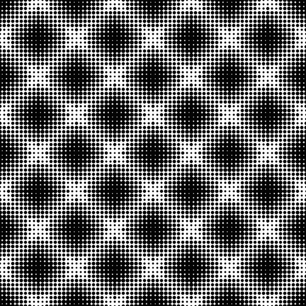 Halftone seamless pattern with dotted circles. Modern stylish texture. Geometric background - Vector, Image