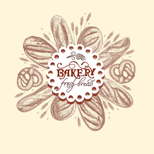 Banner para una panadería
. - Vector, Imagen