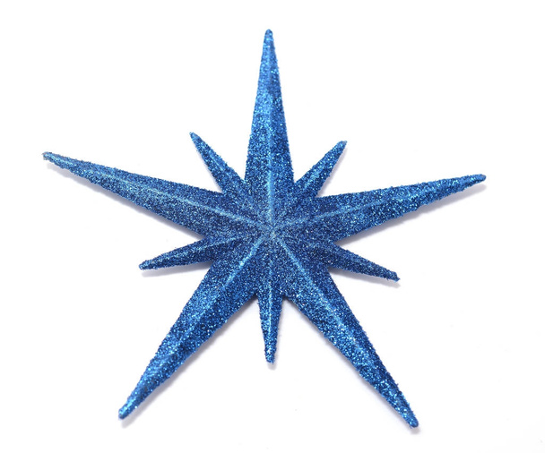 blue christmas star - Foto, Imagen