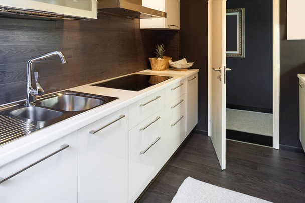 modern house, domestic kitchen - Foto, Imagem