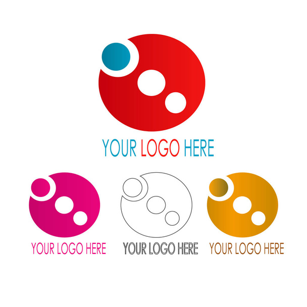 círculo logotipo conceito vetor
 - Foto, Imagem