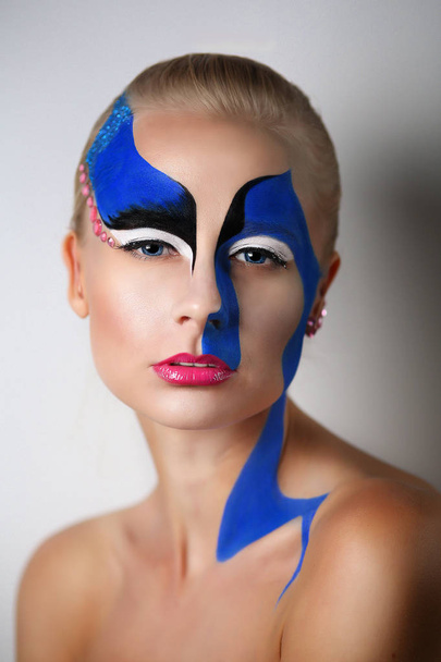 woman art make up - Фото, зображення