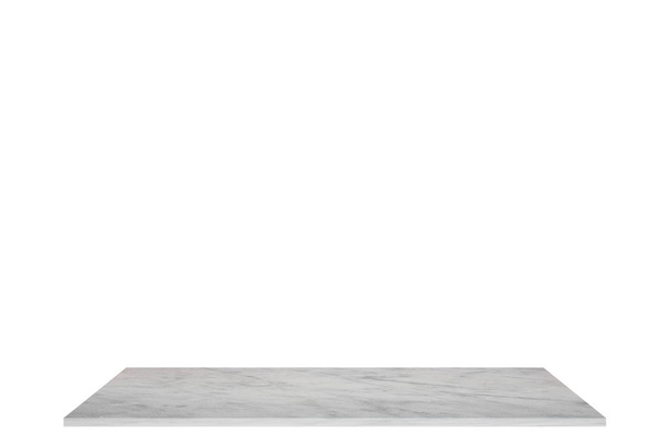 weiße Platte Marmorregal und Steinboden Textur Hintergrund, kann - Foto, Bild