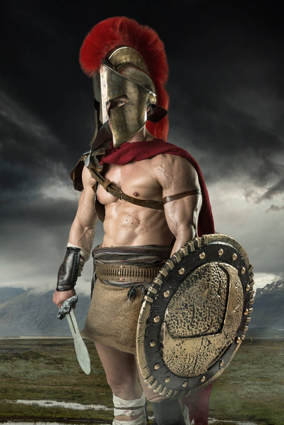 Oude soldaat of Gladiator - Foto, afbeelding