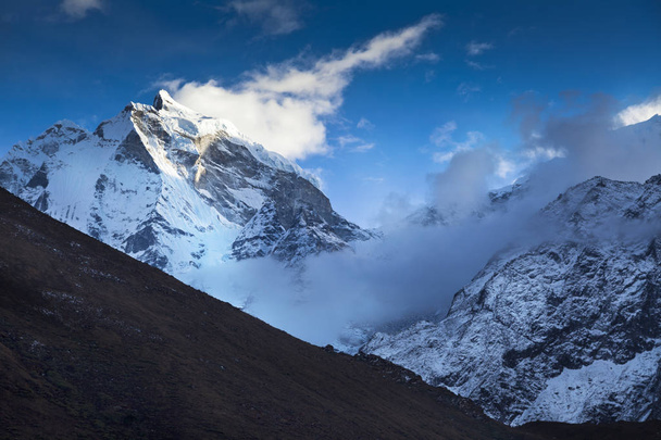 Way to Everest base camp, Khumbu valley, Sagarmatha national park, Nepalese himalayas - Photo, Image
