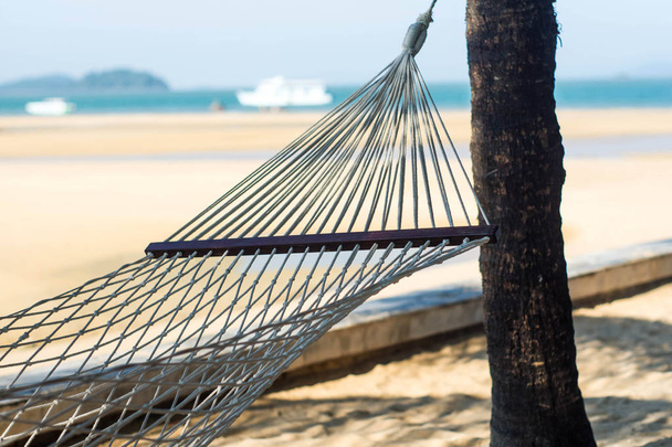hangmat op het strand - Foto, afbeelding