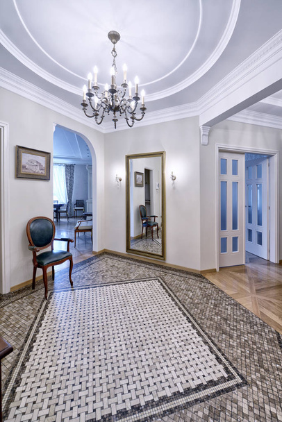Russia,Moscow - The interior design of the hall in a new apartment. - Φωτογραφία, εικόνα
