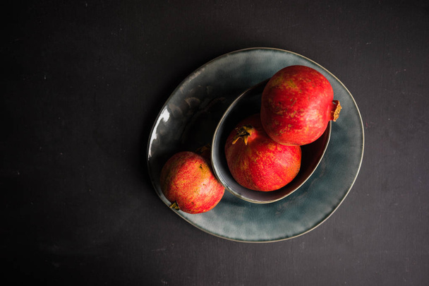 Organic seasonal pomegranate - Fotografie, Obrázek