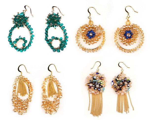 jewellery earrings - Foto, Bild