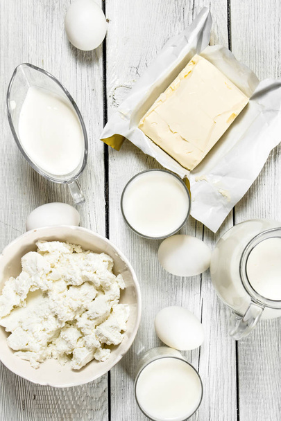 Fresh dairy products - Foto, immagini