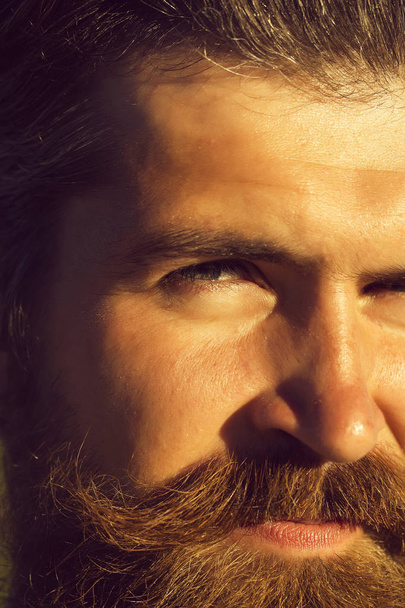 Man with beard and moustache - Фото, зображення