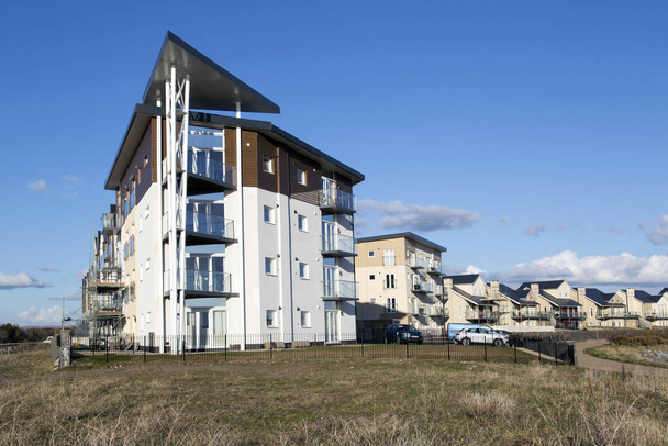 Luxury Apartments on a new development in Wales. - Zdjęcie, obraz