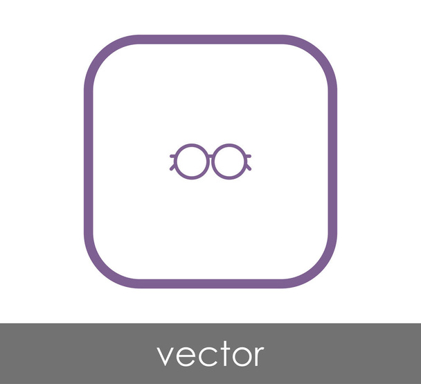 eyeglasses icon vector illustration - Vektor, obrázek
