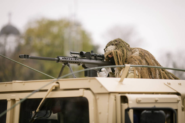 Rumunská armáda sniper - Fotografie, Obrázek