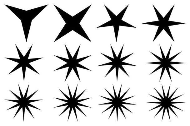 Star - vector set  - Vector, Image