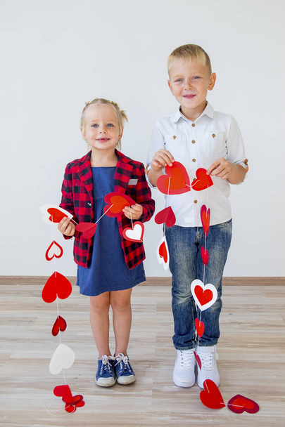 Kids Valentine day - Foto, Bild