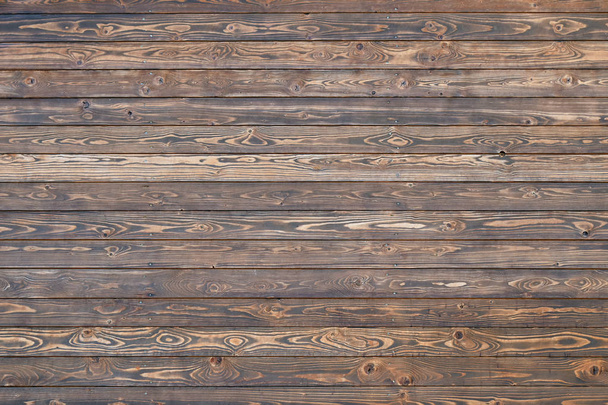 Hnědá Dřevěná prkna pozadí textury Detailní záběr - Fotografie, Obrázek