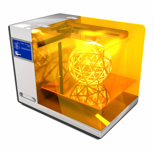 3D-Drucker 3D-Renderer - Foto, Bild