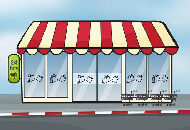 A store - Vector, Image