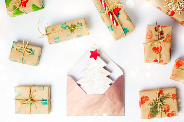 Christmas presents and decorations - Foto, Imagem