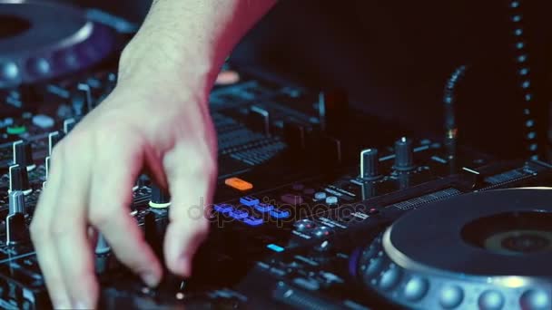 DJ mix bir diskoda denetleyicisi üzerinde çalış - Video, Çekim
