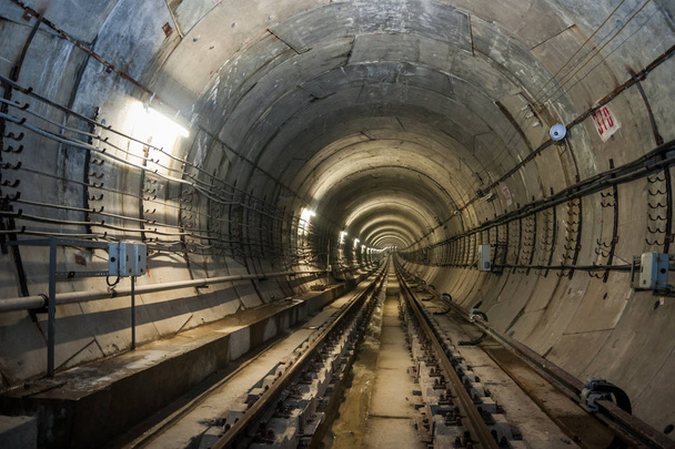 Metropolitan tunnel under constraction - Photo, Image