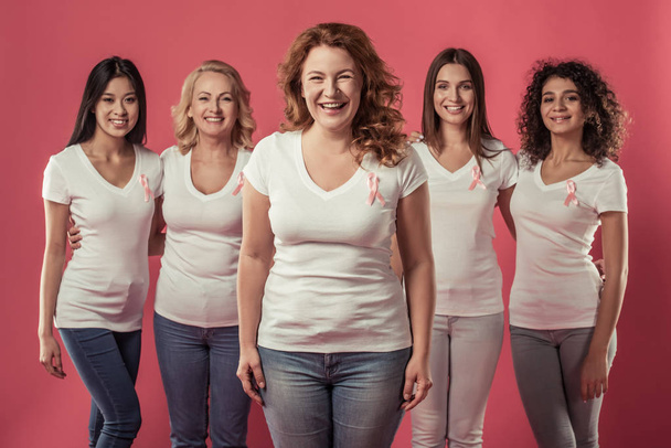 Women against breast cancer - Photo, Image