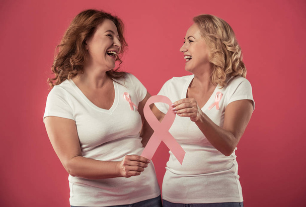 Women against breast cancer - Foto, Imagen
