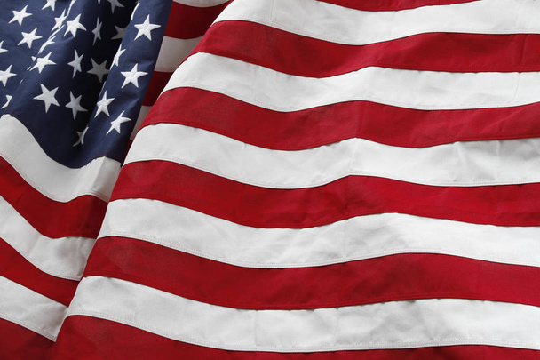 Aaltoileva Yhdysvaltain lippu
 - Valokuva, kuva