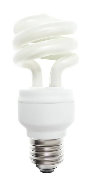 Powersave lamp on White Background. Vector Illustration. - Vector, Image
