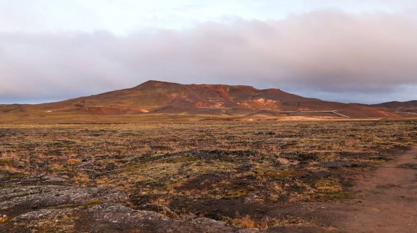 Vulkanické oblasti Krafla na Islandu - Fotografie, Obrázek