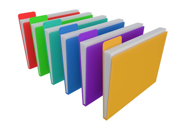Carpetas de colores para documentos
 - Foto, Imagen