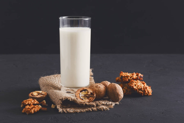 Homemade dairy, vegan milk, vegetarian food - Photo, Image