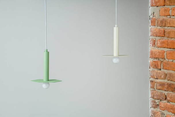 Colorful hanging lamps - Foto, afbeelding
