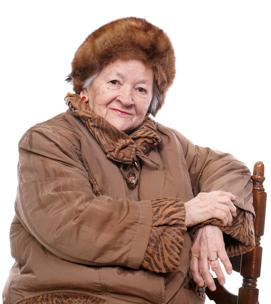 старая женщина - Фото, изображение