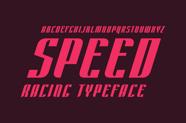 Decorative italic sans serif fuente
 - Vector, imagen